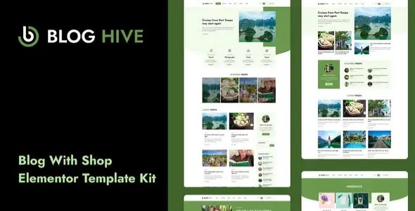 Blog Hive – Personal Blog Elementor Template Kit